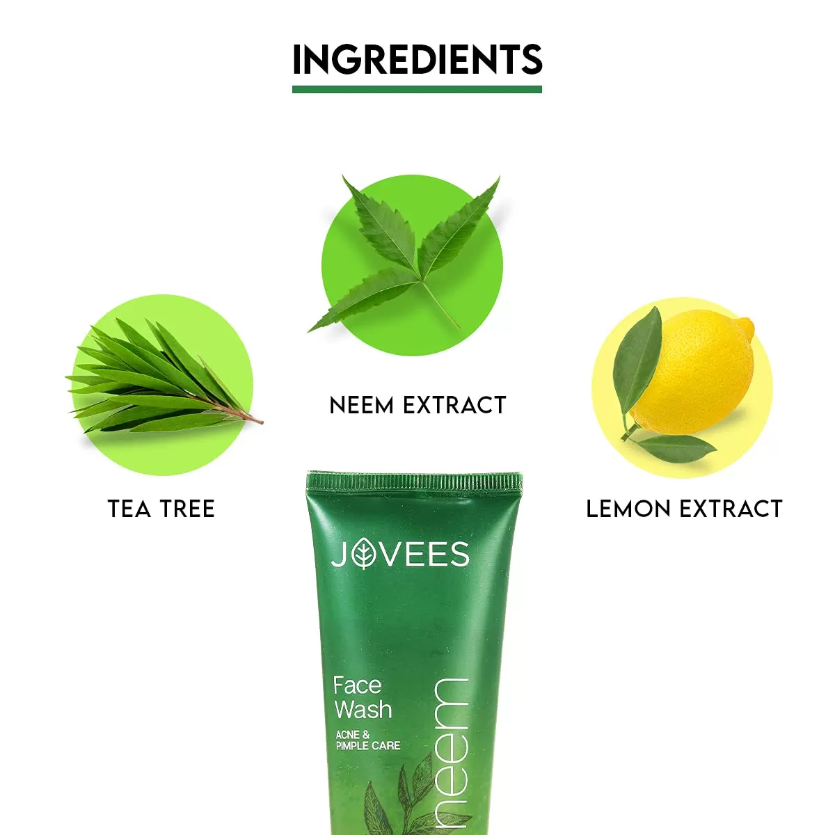 Jovees Neem Face Wash 50ml Acne & Pimple Care - image 4