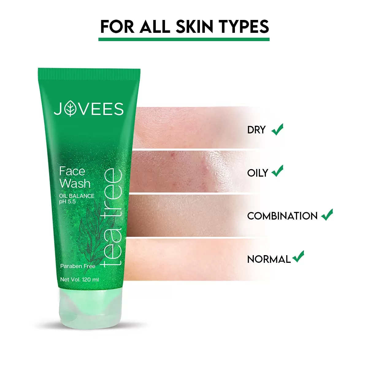 Jovees Tea Tree Face Wash 50ml Oil Balance - image 5
