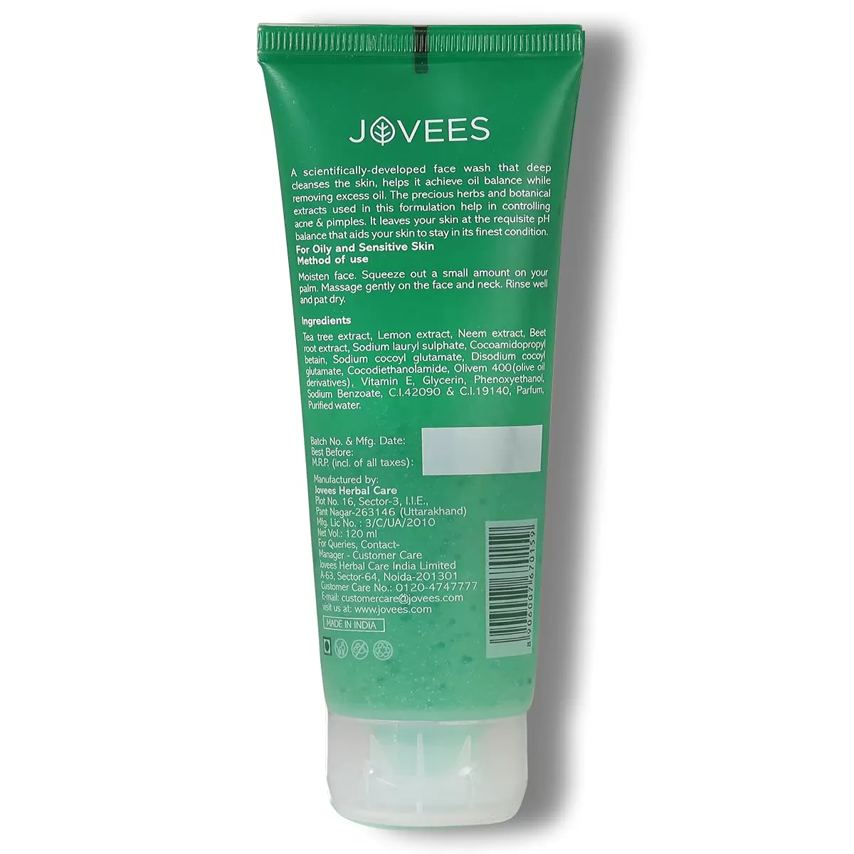 Jovees Tea Tree Face Wash 50ml Oil Balance - image 3