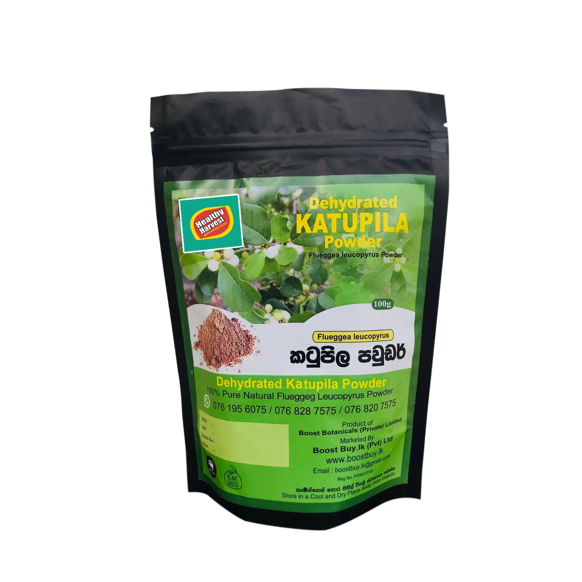 KATUPILA -FLUGGUEA LEUCOPYRUS- DEHYDRATED POWDER – 100g