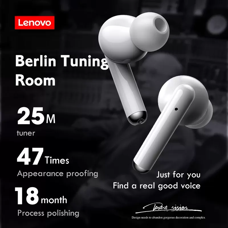 Lenovo LP1 Wireless Bluetooth TWS Headphones Earphone - image 2