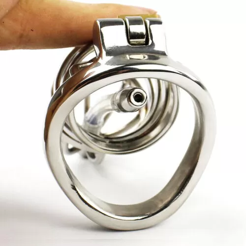 Long Chastity Cage With Urethral Tube Chastity XTOYS - image 2