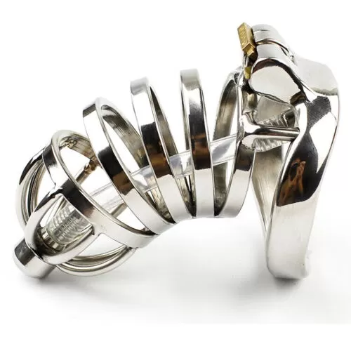 Long Chastity Cage With Urethral Tube Chastity XTOYS - image 4