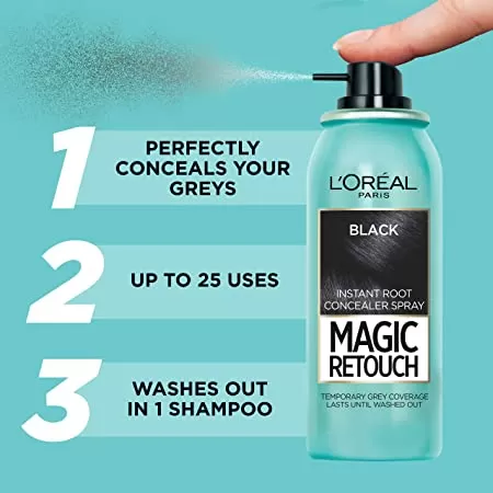 LOREAL Magic Instant Root Hair Concealer Spray Black75ml - image 4