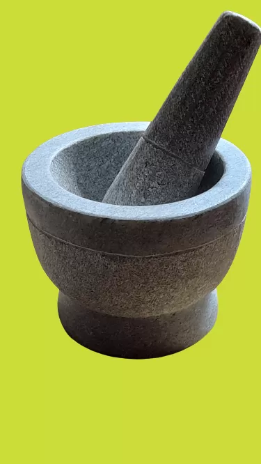 Mortar and Pestle 5 inch 1 Cup Capacity - image 2