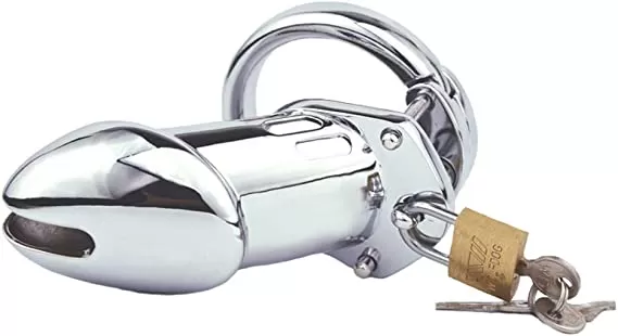 Stainless Male Chastity Cage Device Belt Restraint XTOYS - image 2