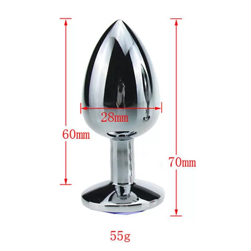 Stainless Steel Anal Butt Plug  Size -S XTOYS - image 3