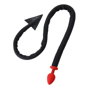 Devil Tail Cosplay Silicone Anal Plug Whip XTOYS