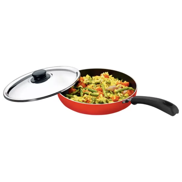 Premier Non Stick Fry Pan Classic Stainless Steel Lid 26CM - image 3