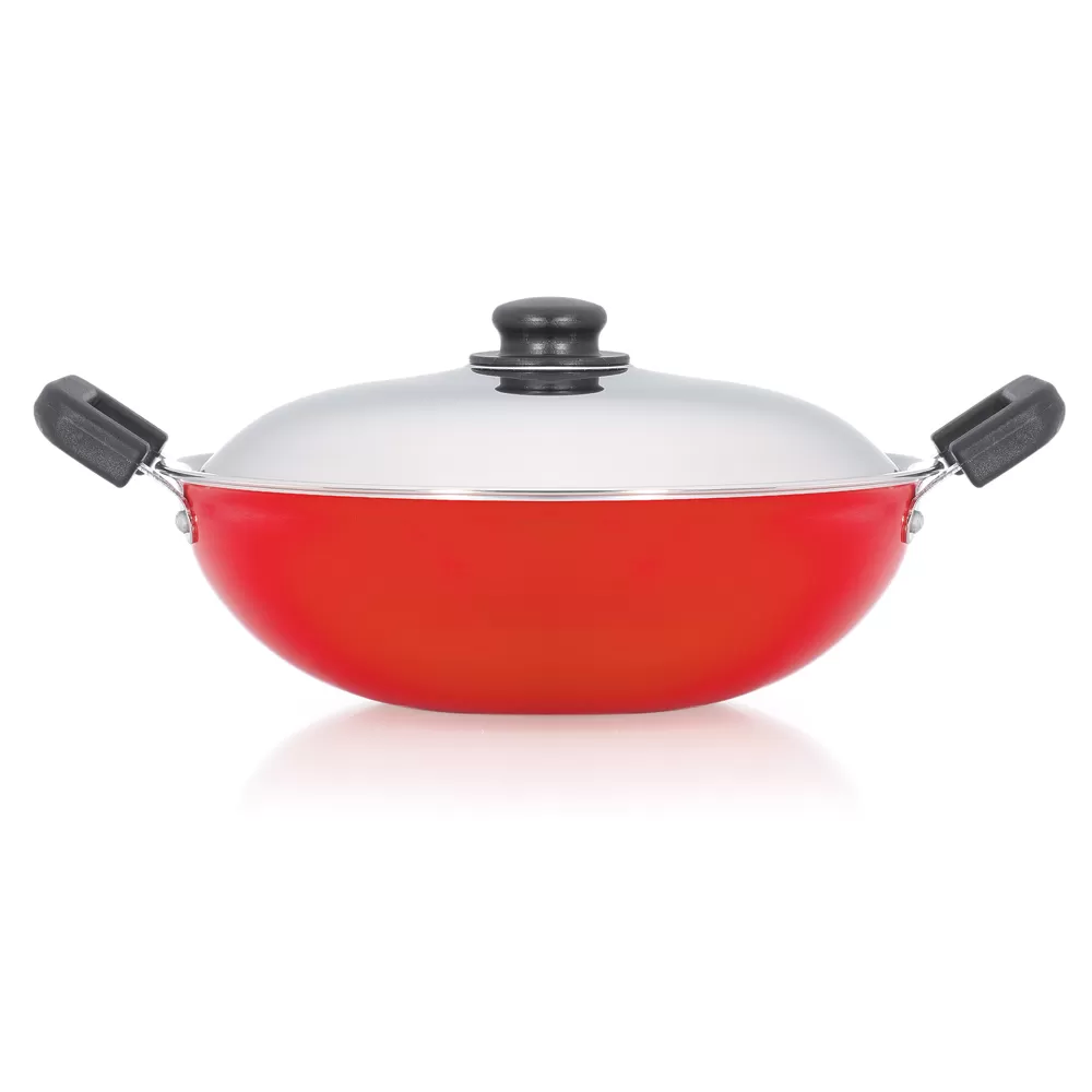 Premier Non Stick Kadai with Stainless Steel lid