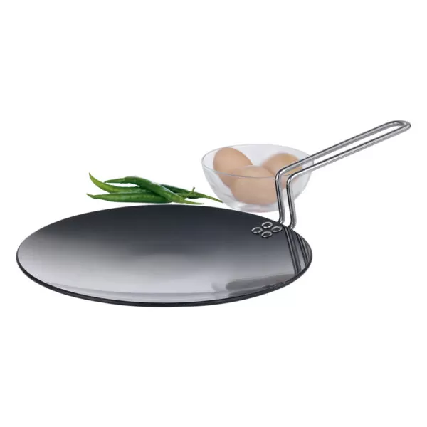 Premier Trendy Black Hard Anodized Concave Tawa 25CM - image 2