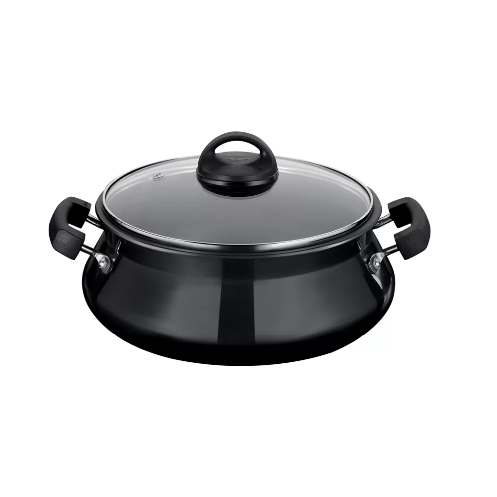 Premier Trendy Black Hard Anodized Handi with Glass Lid Mini