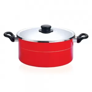 Premier Non Stick Stew Pan with Stainless Steel Lid 24CM
