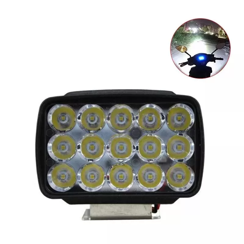 1 Pcs Motorcycle Headlight Spot Light 15 LED - image 3