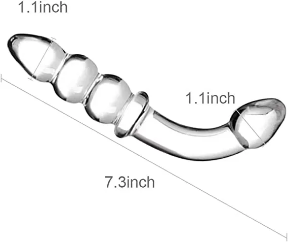 Anal ,Glass DoubleEnded Butt Plug G-spot Dildo XTOYS - image 2