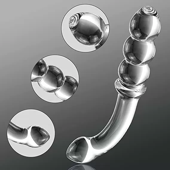 Anal ,Glass DoubleEnded Butt Plug G-spot Dildo XTOYS - image 3