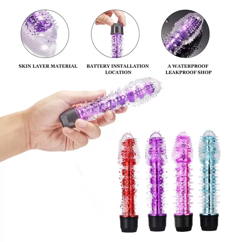 Crystal Vibrator Dildo - Jelly Dildo Vibrator - image 2