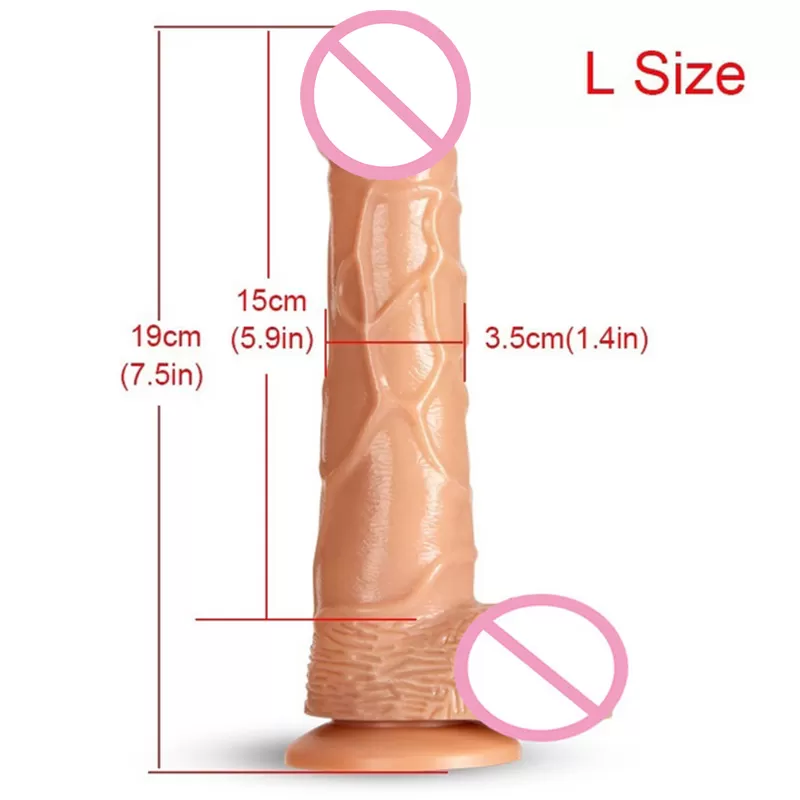 Dildo With Suction Cup 7.5 Inch Sex Toy for Women Adult - image 2