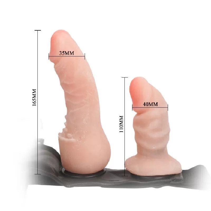 Harness strapon les double dildo women sex toy - image 2