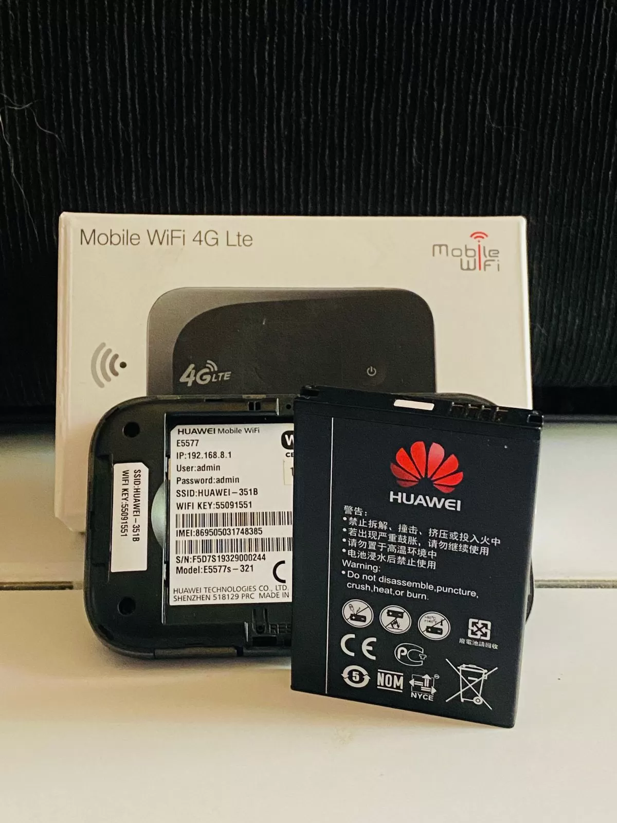 Huawei E-5577s-321 Unlock portable Router(3000Mah) - image 2