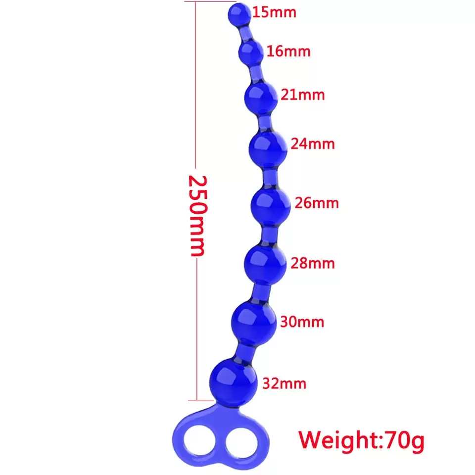 Long Anal Beads Prostate stimulator sex toys - image 2