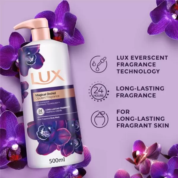 LUX Magical Orchid 24hrs Fragrance Body Wash 500ml - image 2