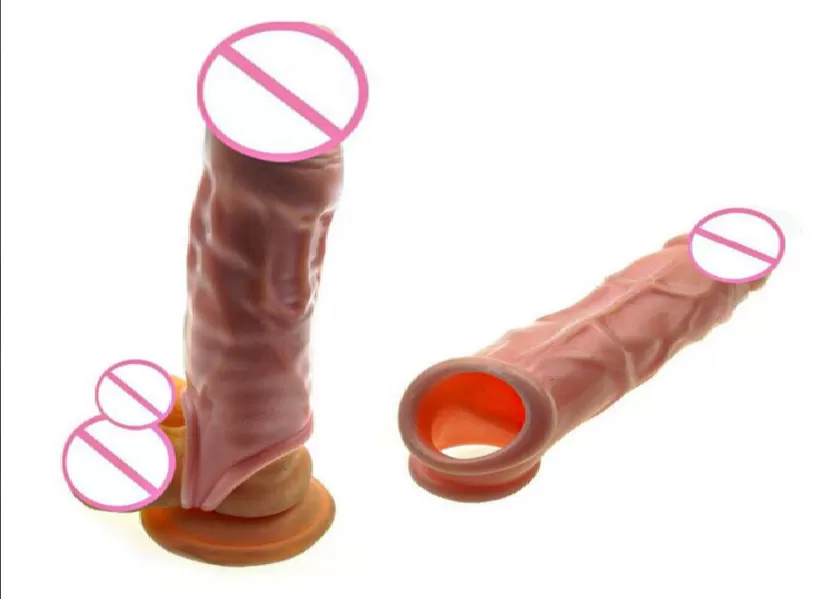 penis sleeve extender, Penis Extender Condom XTOYS