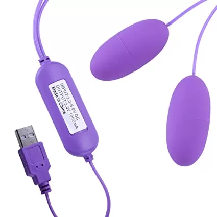 Rechargeable Double Heads Eggs G-spot Vibrator XTOYS - image 2