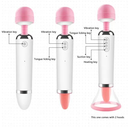 Sucking Clit Breast Nipple Licking Vibrator Tongue XTOYS - image 2