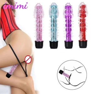 Crystal Vibrator Dildo - Jelly Dildo Vibrator