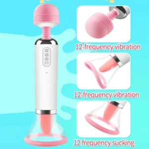 Sucking Clit Breast Nipple Licking Vibrator Tongue XTOYS
