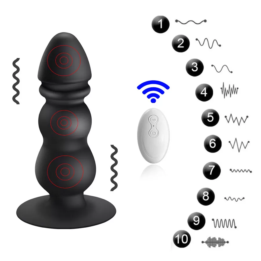 Wireless Remote Control Female Vibration Anal Plug XTOYS - image 4