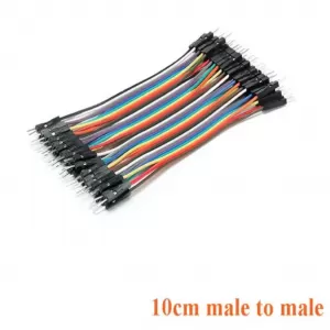Buy Male To Male Jumper Wire / Dupont cable 10cm 40 pcs