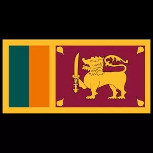 Buy Sri Lanka Flag Sticker 4 Inches 2 Inches-Set of 25