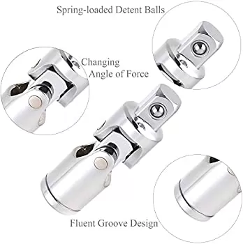 3/8 Inch Drive Spring Loaded Universal Joint - image 3