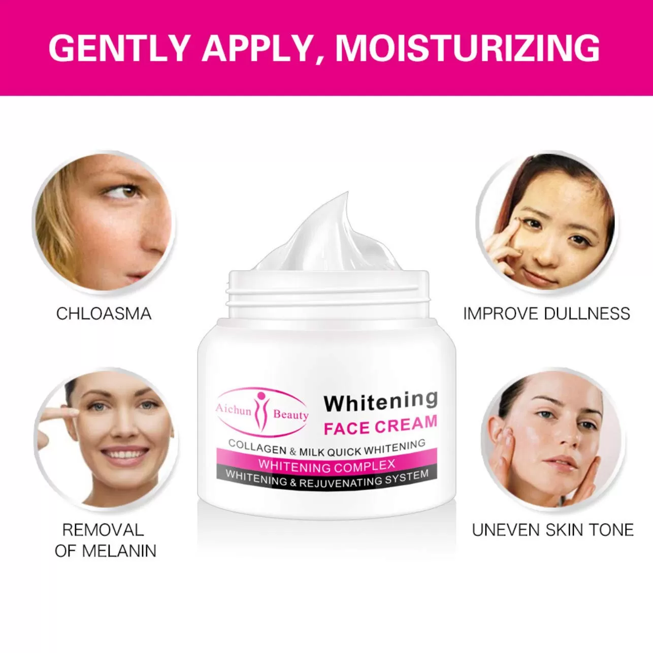 Aichun Beauty Face Whitening Cream 60ml Acne Pimple Spot - image 6