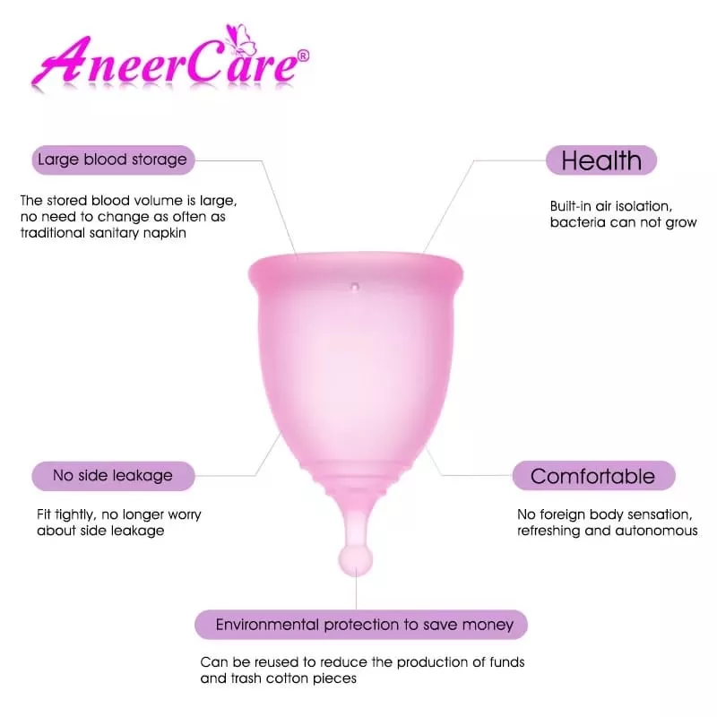 AneerCare / Menstrual Cup Pink Color - image 2