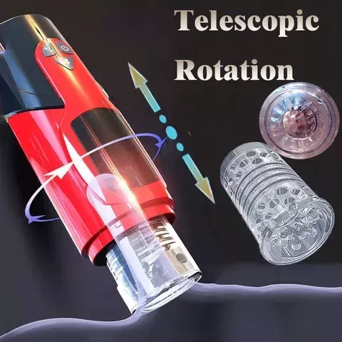Automatic Telescopic Rotating Masturbator Cup For Men`s - image 3