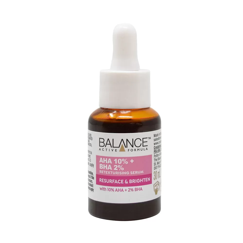 Balance Active AHA 10% + BHA 2% Face Serum 30ml UK - image 3