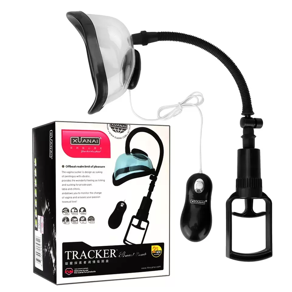 Breast,vagina enhance vibrate vacuum pump sex toy women - image 4