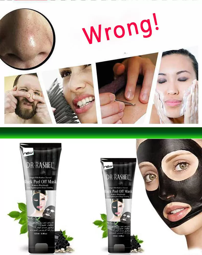 Dr Rashel Charcoal Black Peel Off Mask 120ml Blackhead - image 4