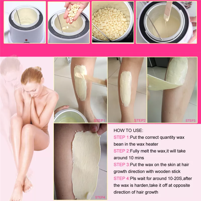 Hard Wax Beans Lavender Body Waxing Hair Removal 100g - image 6