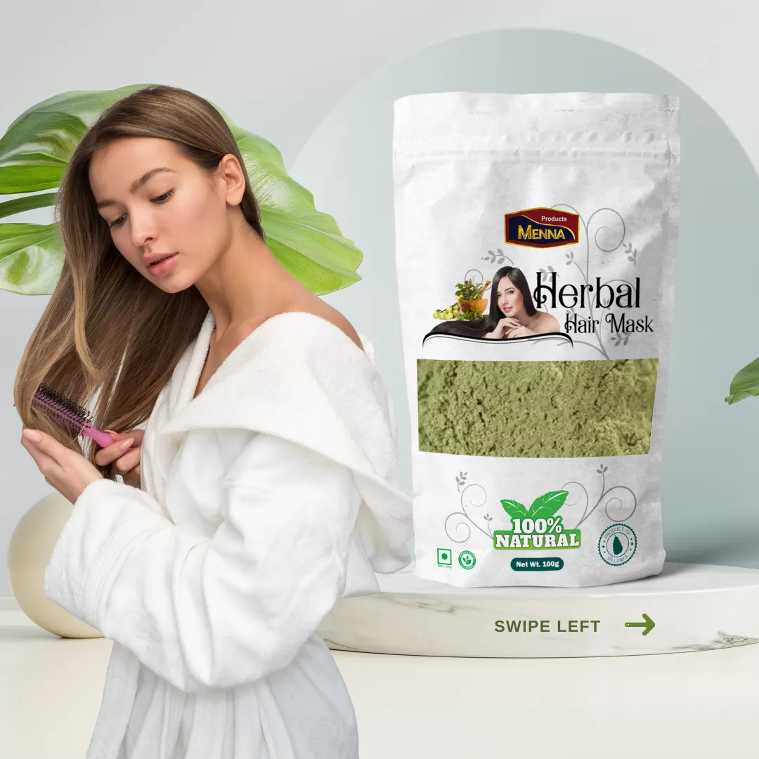 Herbal Hair Mask All Natural Hair Mask Powder - image 3