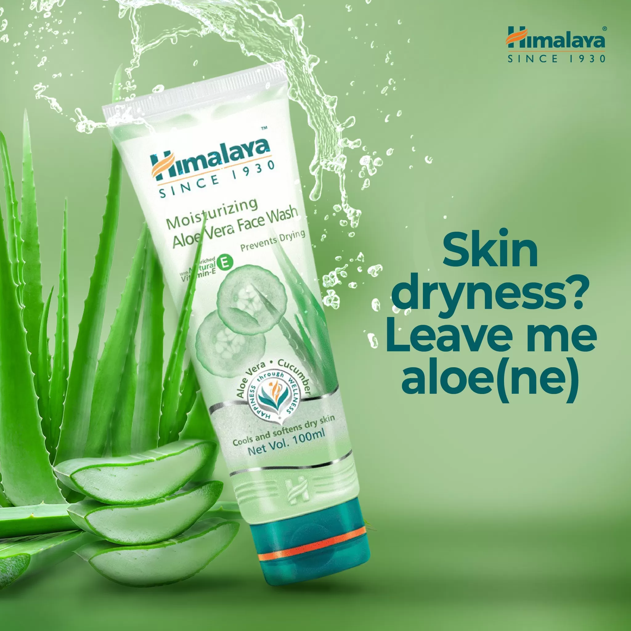 Himalaya Herbals Moisturizing Aloe Vera Face Wash 100ml - image 3