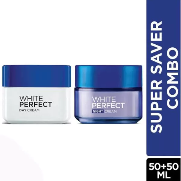 Loreal Paris White Perfect Day & Night Cream​ 50mlx2Pcs - image 6