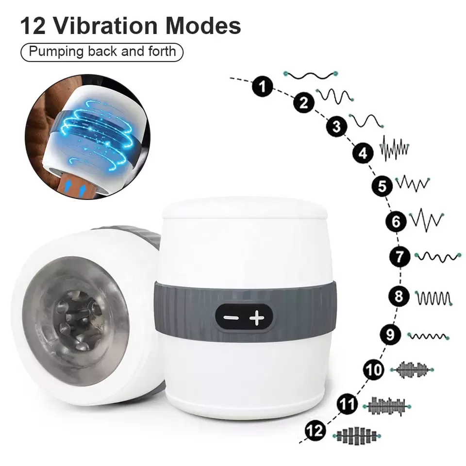Automatic Vagina Pussy Masturbator Glans Trainer Cup Sex - image 2