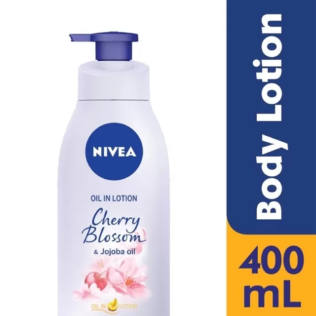 Nivea Cherry Blossom Body Lotion 400ml With Jojoba Oil