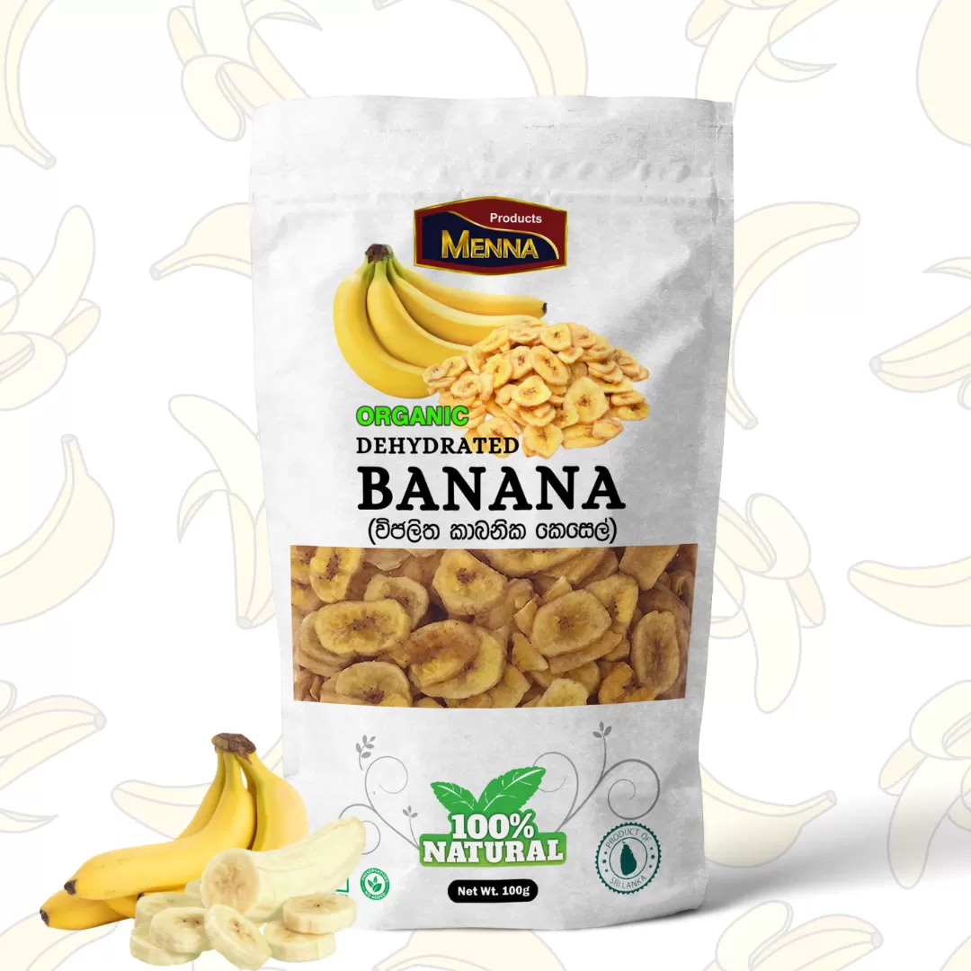 Organic Dried Banana Fruit Snack 100g - image 2