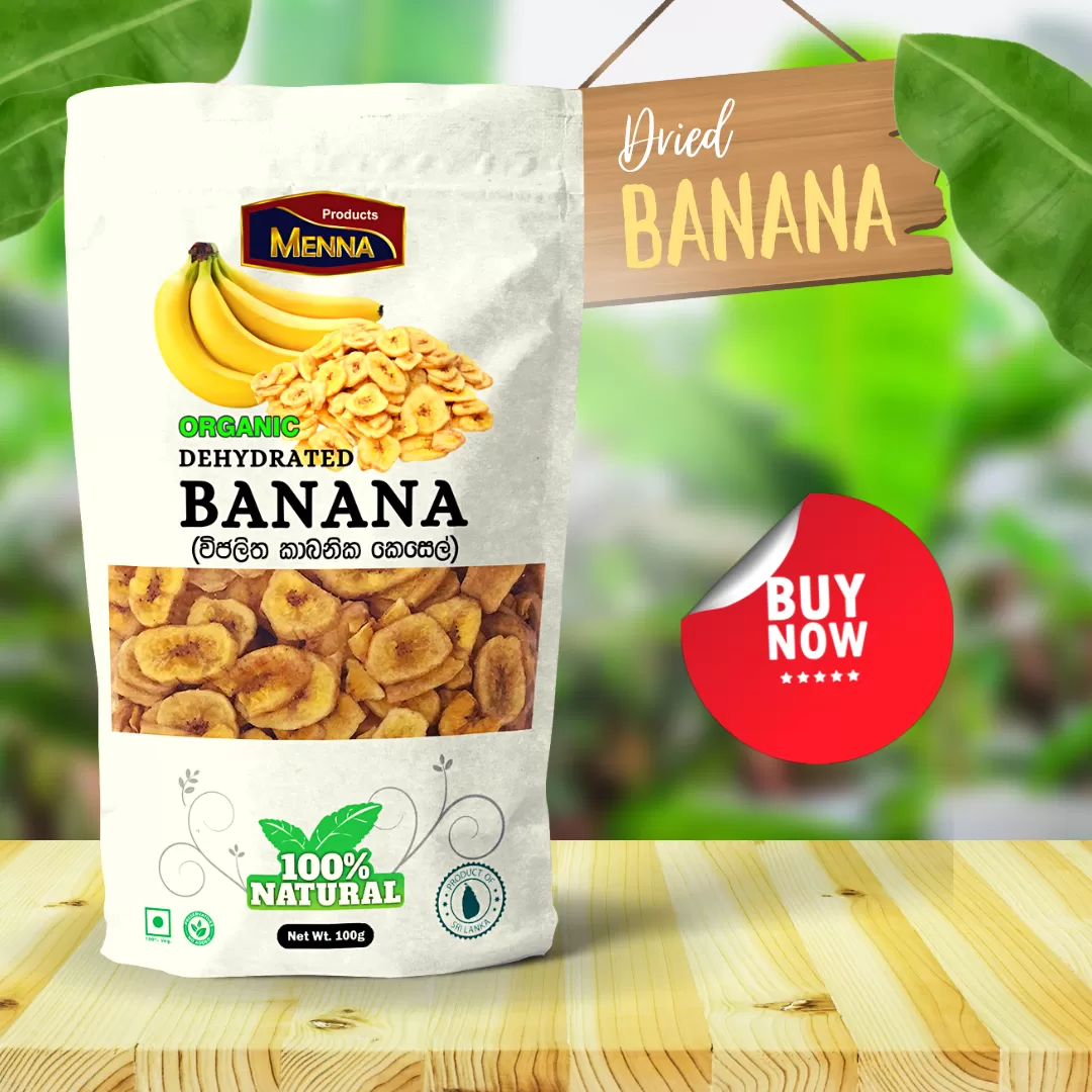 Organic Dried Banana Fruit Snack 100g - image 4
