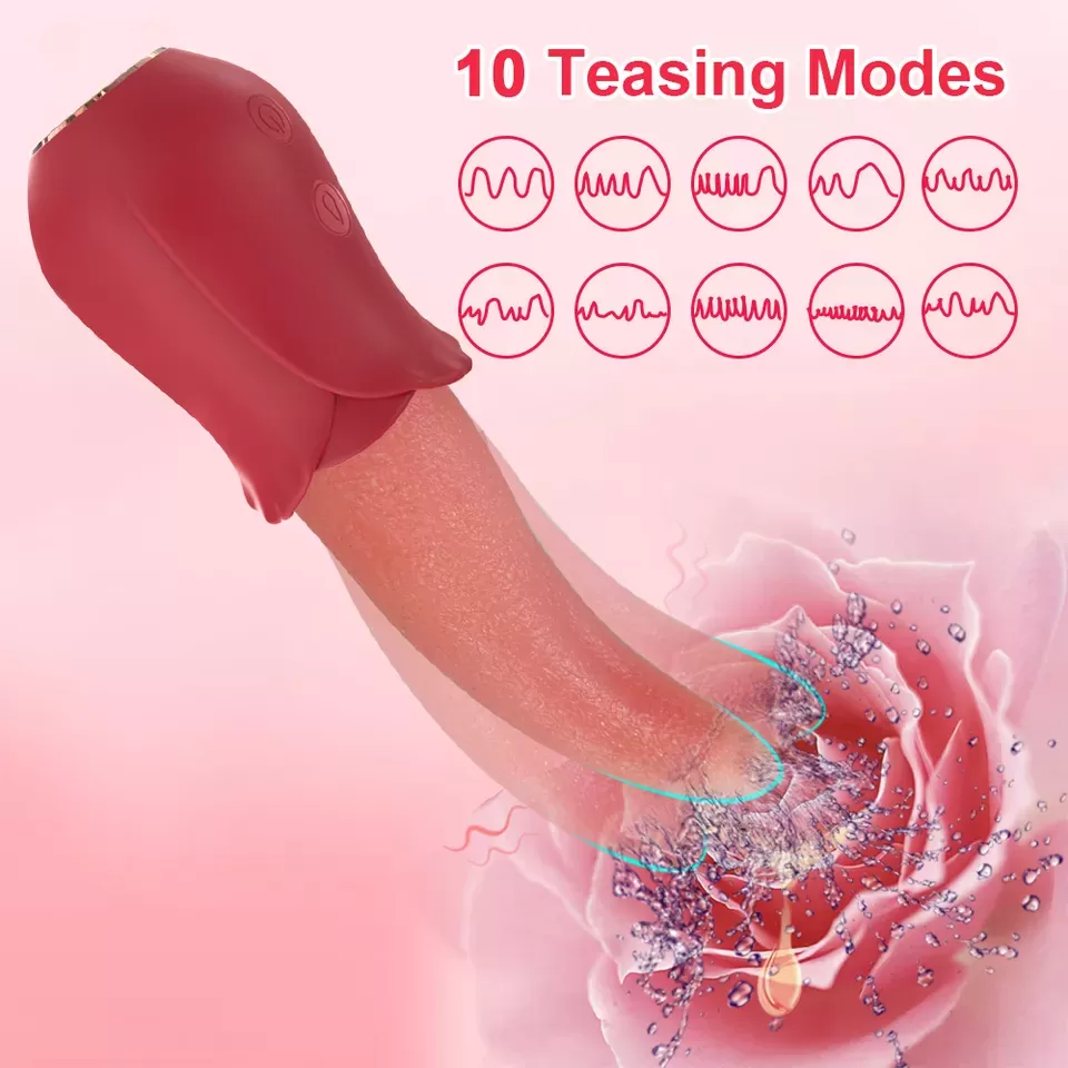 Realistic Tongue Licking Vibrators for Women sex toys - image 2